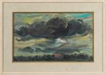 Jean GOVAERTS (1897-1985). " Le nuage noir ". Huile sur...