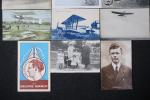 12 cartes postales : Thème AVIATION et AVIATEURS