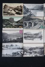 42 cartes postales : BASSES-ALPES, ALLOS, ANNOT, BARCELONNETTE, CASTELLANE, COLMARS-LES-ALPES,...