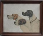 Léon DANCHIN (1887-1938)
Les trois chiens
Estampe signée et justifiée 124/300 en...
