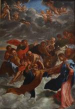 ECOLE ITALIENNE 
Saint Pierre sauvé des eaux
Huile sur toile
96.5 x...