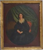 ECOLE FRANCAISE du XIXème
Portrait de dame
Huile sur toile avec mise...