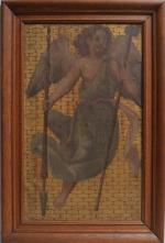 ECOLE FRANCAISE du XIXème
L'ange
Huile sur toile
62 x 42 cm (déchirure)