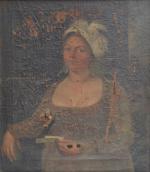 ECOLE FRANCAISE du XIXème
Portrait de dame au livre
Huile sur toile
81.5...