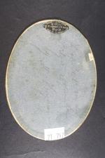 Miniature ovale représentant Léopold Ier, roi des Belges, ép. XIX's,...