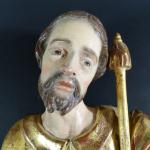 France, époque XIX's : Saint Apôtre, figure d'applique en haut-relief...