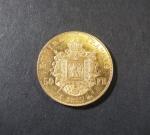 NAPOLEON III : Pièce de 50 Francs or, Paris 1857