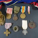 Six décorations dont Guerre 1914-1958 : 
- Médaille de Sainte...