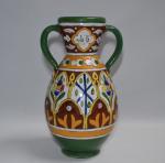 NABEUL 
Vase en faïence émaillée
H.: 33.5 cm