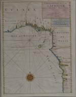 d'après Nicolas DE FER (1646-1720)
Carte des Costes de l'Afrique, Guinée...