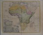 d'après Jean-Baptiste HOMANN (XVIIIème)
Africa secundum legitimas projectionis stereographicae regulas et...