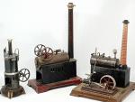 Lot de 3 machines à vapeur, Allemagne, début XXème siècle,...
