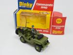 DINKY G.B. réf 612 Jeep Commando, variété de fin e...