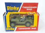 DINKY G.B. réf 612 Jeep Commando, variété de fin e...