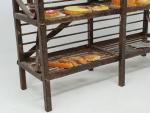 France début XXeme - Une étagère de boulanger en fer...