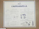 L.R. (Louis Roussy, Paris, 1936) coffret de circuit électrique AUTO-ROUTE...