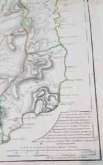 BUACHE : Carte de la Dominique, prise par les Français...