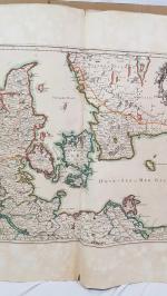 JAILLOT : Royaume de Danemarck  vers 1700 - 90x64