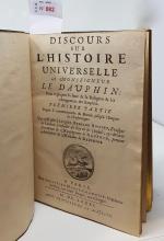 BOSSUET (J.B.) : Discours sur l’Histoire Universelle.Paris, Cramoisy, 1681, maroquin...