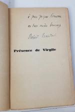 BRASILLACH (R.) : Présence de Virgile.Paris, Revue Française, 1931, in-13...