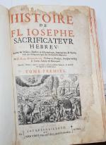 FLAVIUS JOSEPH : Histoire de Flavius Joseph, sacrificateur hébreu.Rouen, Cailloue,...