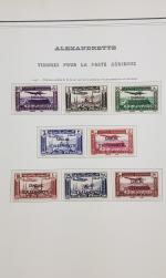 Collection ALEXANDRETTE sur feuilles Yvert et Tellier majorité neufs ,1938...