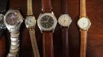 Un lot de douze montres fantaisie des marques LIP, HMO,...
