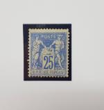 (*) FRANCE N° 68  SAGE 25c outremer, type 1,...