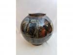 Philippe DUBUC (1947) - Une jarre en poterie vernissée ...