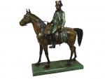 Louis Marie MORIS (1818-1883) - "Napoléon à cheval " -...