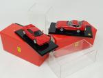 KYOSHO, 2 Ferrari 1/43ème en coffrets plexi : F355 et...