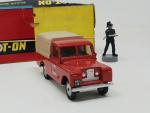SPOT-ON  Land Rover pick-up baché FIRE DEPT, rouge, avec...