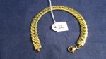 Bracelet or 18 carats souple maille anglaise longueur 20cm env...