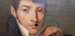 Ecole française début XIXème - "Portrait de jeune homme à...