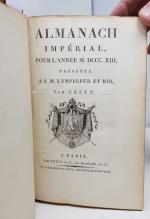 ALMANACH IMPERIAL  pour l'Année 1813 présenté à S.M. l'Empereur...