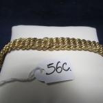 bracelet maille américaine longueur 19 cm env à restaurer or...