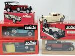 SOLIDO série 100 Age d'Or, 5 modèles de première série...