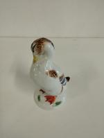MEISSEN - Le canard - sujet en porcelaine polychrome -...