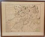 Une carte des Cévennes  d'après le XVIIIe s. -...
