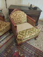 Mobilier de salon composé  d'un canapé, 78x190x90cm et d'une paire de...