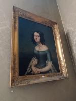 Ecole française XIXème - « Portrait de jeune femme »  -...
