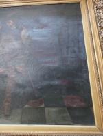 Ecole française XIXème - « Cromwell regardant le cadavre de...