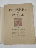 PASCAL : Pensées : Les trésors de l'esprit - 1946...