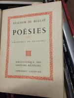 Joachim du BELLAY : Poésies - Bibliothèque des éditions Richelieu...