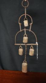 Carillon cinq cloches - Inde - H. 51 cm