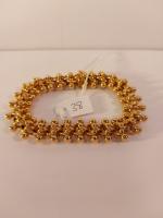 Bracelets Or jaune maille fantaisie longueur 21cm env 18 carats...