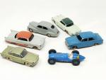 DINKY FRANCE, 6 modèles usagés :
Plymouth Belvédère, Peugeot 403 et...