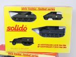 SOLIDO, 2 coffrets contenant chacun 4 véhicules militaires (éditions commémoratives...