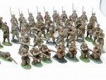 56 figurines aluminium (soldats français 1939-40) dont QUIRALU - état...
