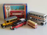5 autobus et cars miniatures :
DIANO Magirus Postes Suisses 1/43...